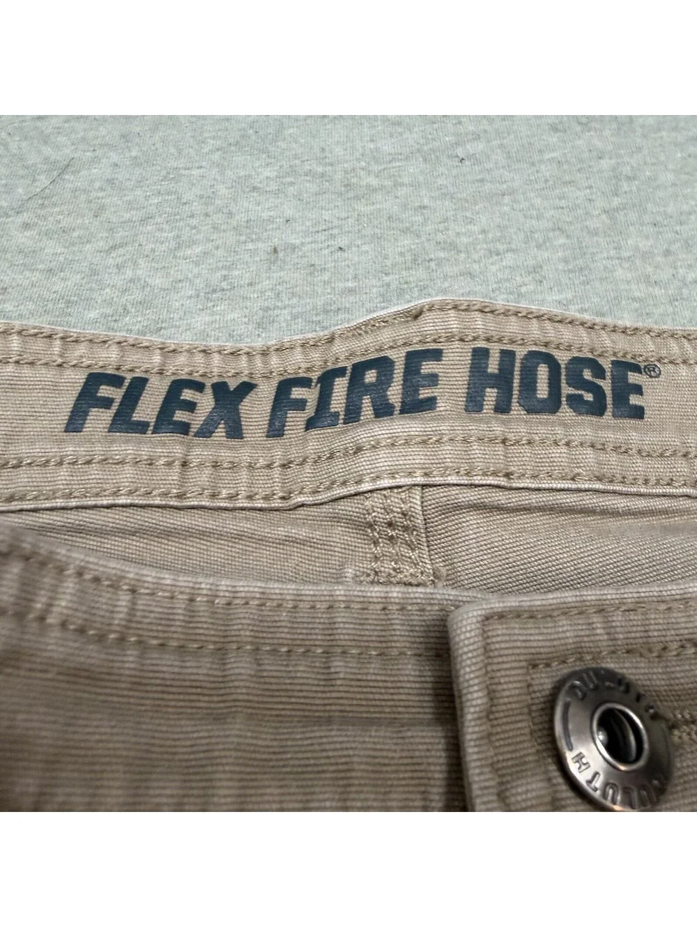 Duluth Trading Flex Fire Hose Relaxed Fit Pants‎ Men’s 40x32 Brown Work Utility